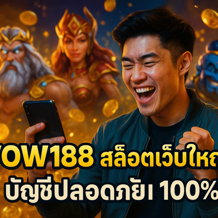 WOW188 สล็อตเว็บใหญ่ บัญชีปลอดภัย 100%