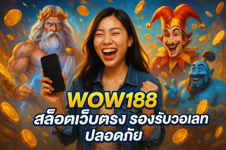WOW188 สล็อตเว็บตรง รองรับวอเลท ปลอดภัย