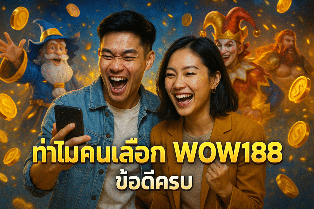 ทำไมคนเลือก WOW188 ข้อดีครบ