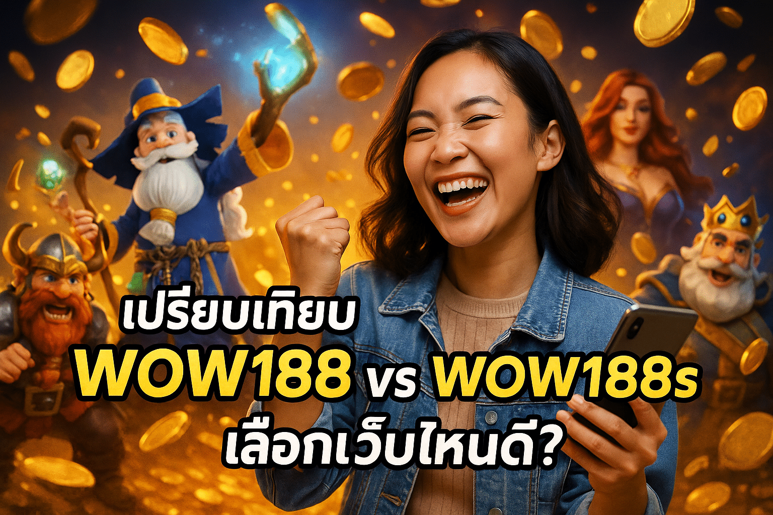 เปรียบเทียบ WOW188 vs WOW188s – เลือกเว็บไหนดี?