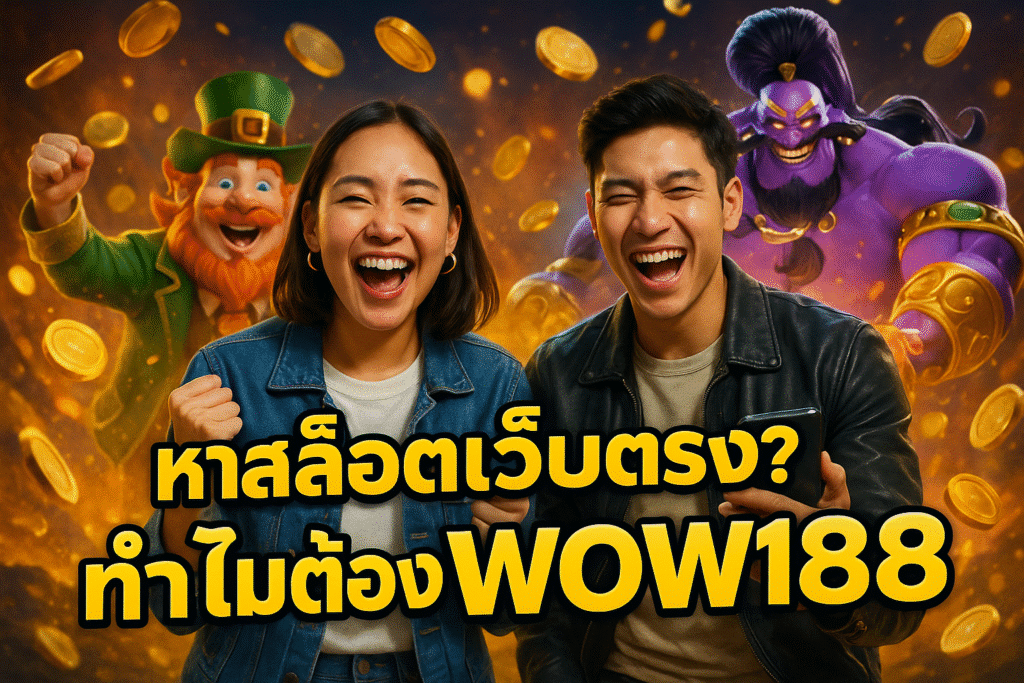 หาสล็อตเว็บตรง? ทำไมต้อง WOW188