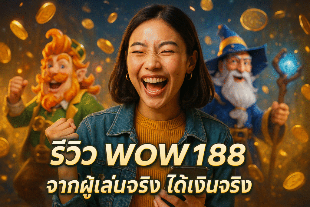 รีวิว WOW188 จากผู้เล่นจริง ได้เงินจริง