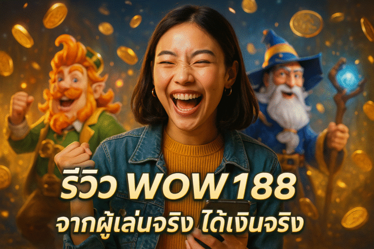 รีวิว WOW188 จากผู้เล่นจริง ได้เงินจริง